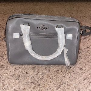 Coach Rowan Satchel NWT Gray